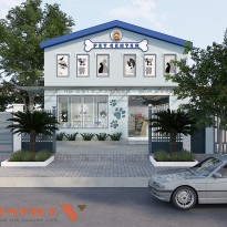 Thiết kế shop Pet Center dành cho thú cưng 